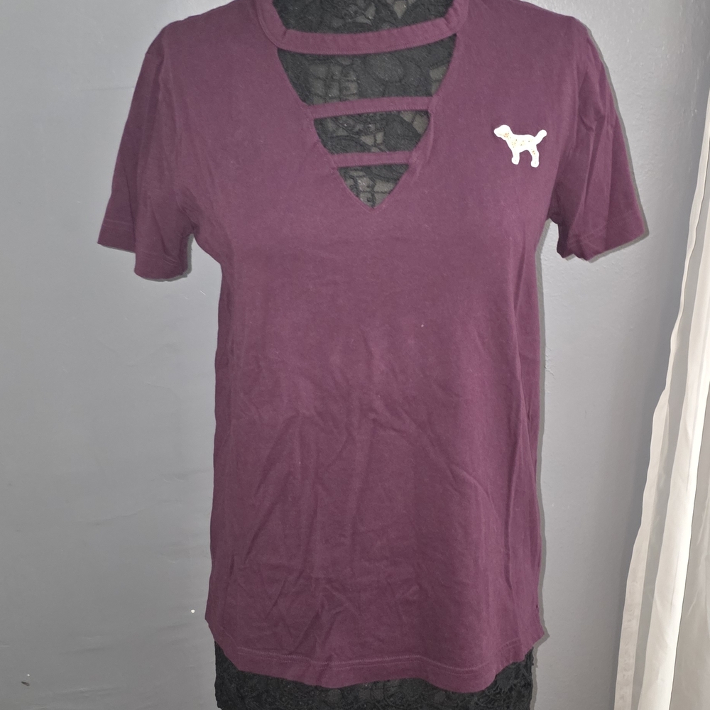 PINK By Victoria's Secret Sequin Graphic Tees - Bundle - Picture 8 of 16